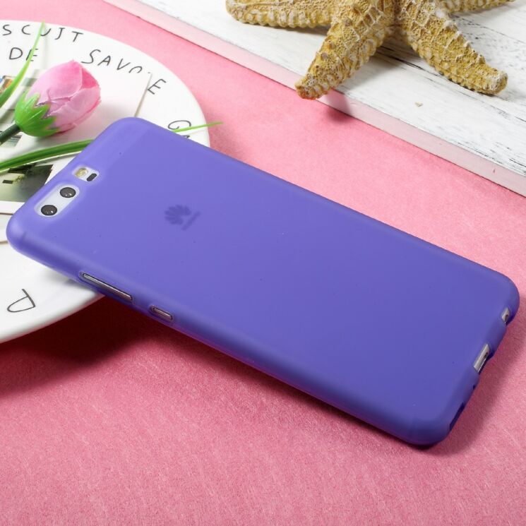 Силіконовий (TPU) чохол Deexe Soft Case для Huawei P10 Plus - Violet: фото 4 з 5