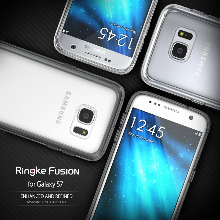 Защитная накладка RINGKE Fusion для Samsung Galaxy S7 (G930) - Black: фото 3 из 7