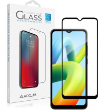 Защитное стекло ACCLAB Full Glue для Xiaomi Redmi A1 / A2 - Black: фото 1 из 7