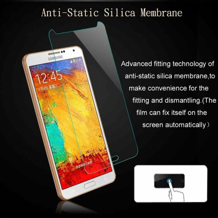 Захисне скло Deexe Crystal Glass для Samsung Galaxy Note 3 (N9000): фото 7 з 7