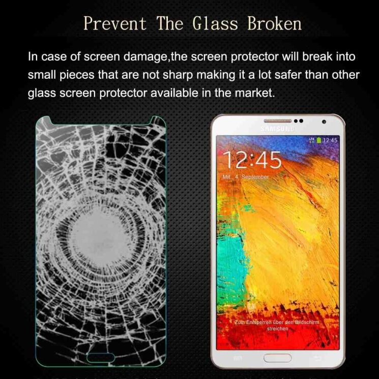 Захисне скло Deexe Crystal Glass для Samsung Galaxy Note 3 (N9000): фото 6 з 7