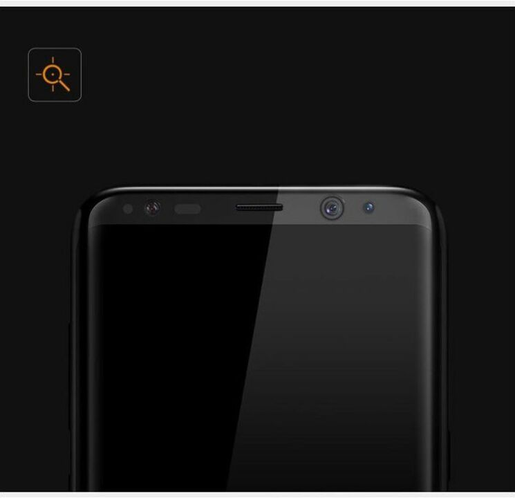 Захисне скло MOCOLO 3D Silk Print для Samsung Galaxy S8 (G950) - Black: фото 5 з 8