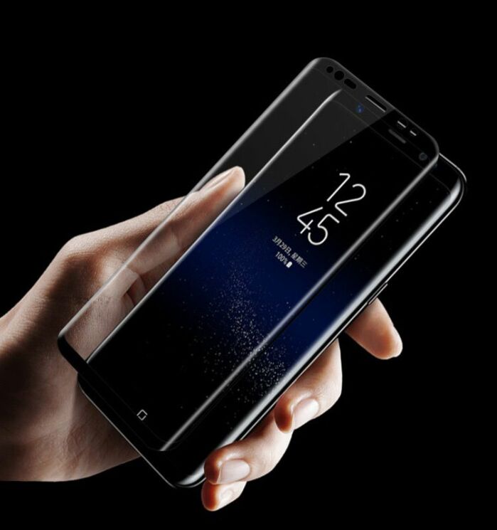 Захисне скло MOCOLO 3D Silk Print для Samsung Galaxy S8 (G950) - Black: фото 4 з 8