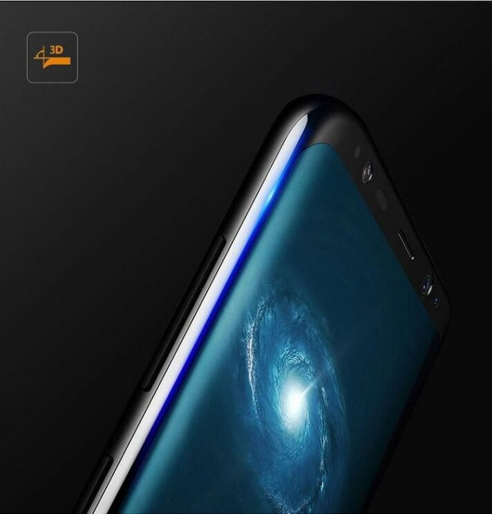 Защитное стекло MOCOLO 3D Silk Print для Samsung Galaxy S8 (G950) - Black: фото 6 из 8