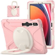 Защитный чехол Deexe Hand Grip для Samsung Galaxy Tab S7 / S8 / S9 (T870/T875/T700/T706/X710/X716) - Pink: фото 1 из 12