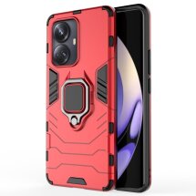 Захисний чохол Deexe Hybrid Case для Realme 10 Pro+ - Red: фото 1 з 7