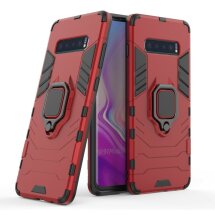 Защитный чехол Deexe Hybrid Case для Samsung Galaxy S10 Plus (G975) - Red: фото 1 из 5
