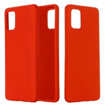 Захисний чохол Deexe Silicone Case для Samsung Galaxy A51 (А515) - Red: фото 1 з 5