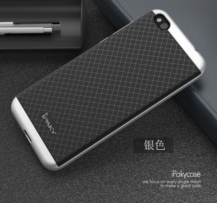 Защитный чехол IPAKY Hybrid для Xiaomi Mi5c - Silver: фото 2 из 10