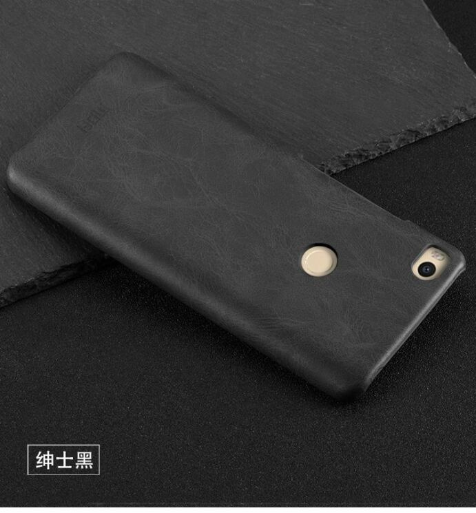 Захисний чохол MOFI Leather Back для Xiaomi Mi Max 2 - Black: фото 1 з 7