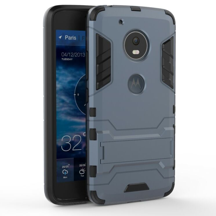 Защитный чехол UniCase Hybrid для Motorola Moto G5 - Dark Blue: фото 2 из 8