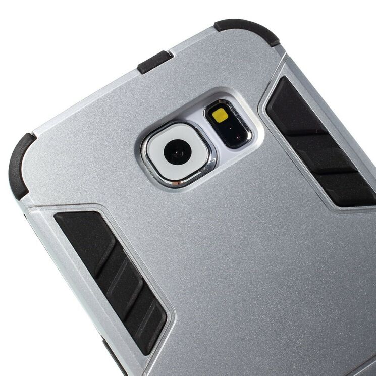 Защитный чехол UniCase Hybrid для Samsung Galaxy S6 (G920) - Silver: фото 7 из 9