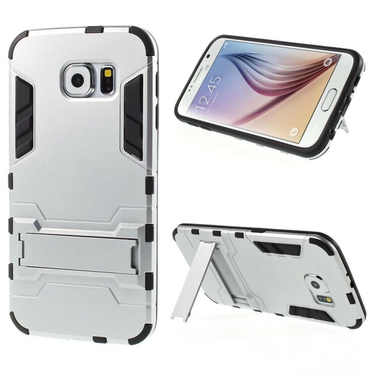 Защитный чехол UniCase Hybrid для Samsung Galaxy S6 (G920) - Silver: фото 1 из 9