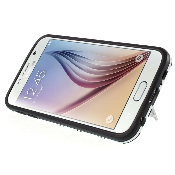 Защитный чехол UniCase Hybrid для Samsung Galaxy S6 (G920) - Silver: фото 5 из 9