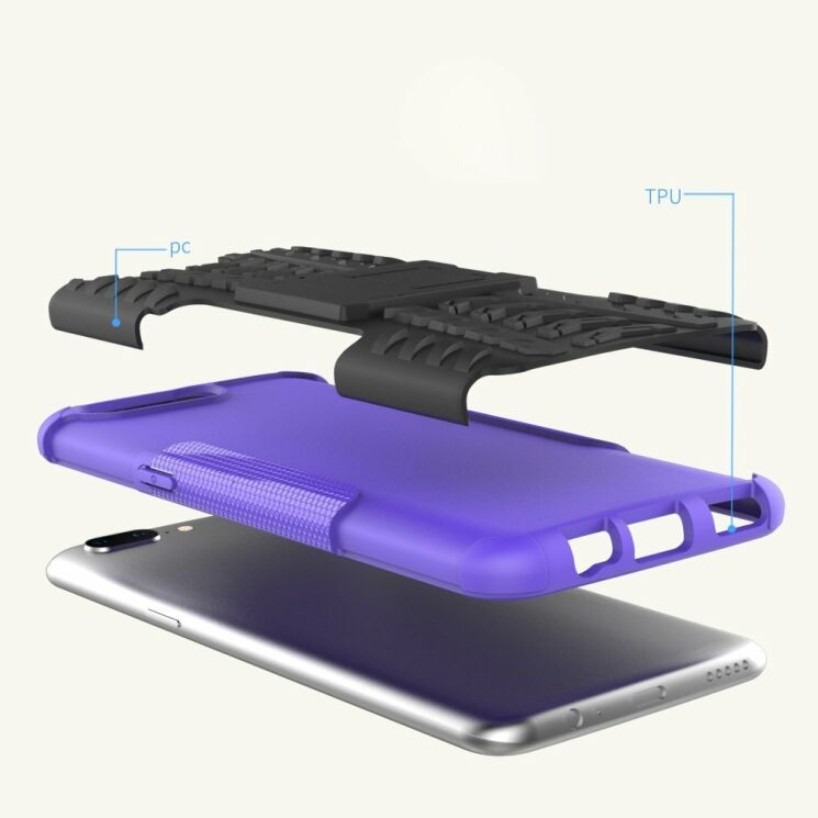 Захисний чохол UniCase Hybrid X для OnePlus 5 - Blue: фото 5 з 7