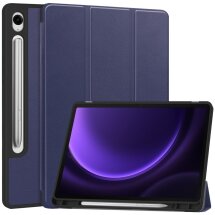 Защитный чехол UniCase Soft UltraSlim для Samsung Galaxy Tab S9 / S9 FE (X710/716/510) - Dark Blue: фото 1 из 10