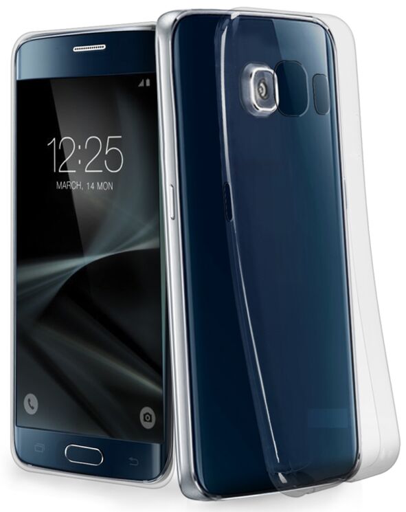Силиконовая накладка Deexe UltraThin для Samsung Galaxy S7 edge (G935): фото 1 из 4