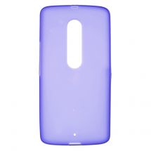 Силиконовая накладка Deexe Soft Case для Motorola Moto X Play - Violet: фото 1 из 6