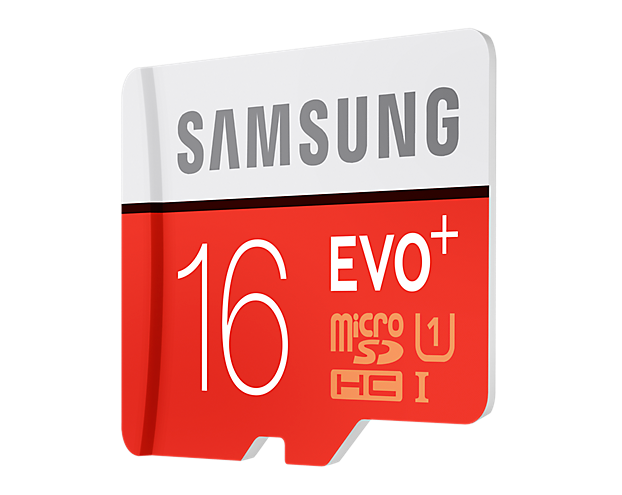 Карта памяти MicroSD Samsung 16GB 10 class EVO PLUS + адаптер (MB-MC16DA/RU): фото 3 из 4