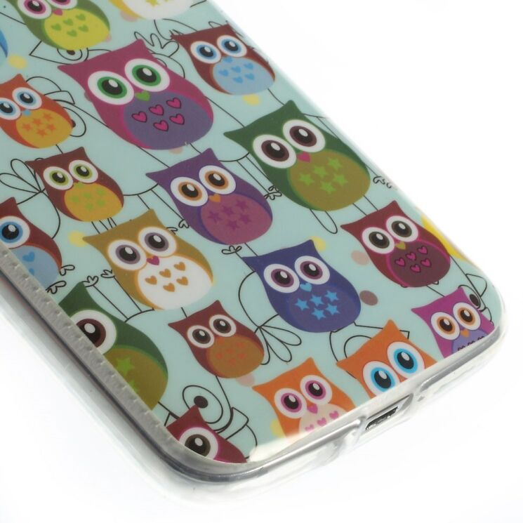 Силиконовая накладка Deexe Life Style для Samsung Galaxy Grand 2 (G7102) - Owls House: фото 4 из 5
