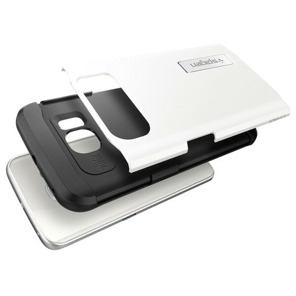 Чохол SGP Slim Armor для Samsung Galaxy S6 edge (G925) - White: фото 4 з 13