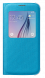 Чехол S View Cover (Textile) для Samsung S6 (G920) EF-CG920 - Blue (S6-2414L). Фото 1 из 7