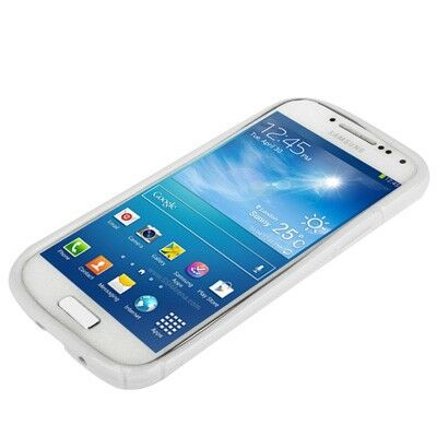 Cиліконова накладка Deexe S Line для Samsung Galaxy S4 mini (i9190) - White: фото 2 з 5