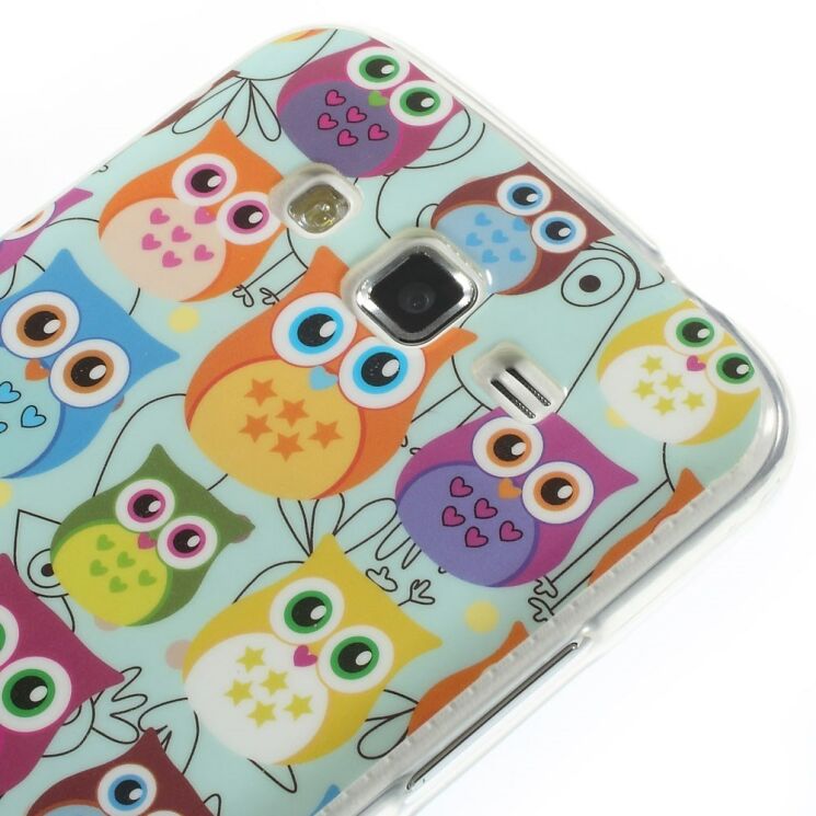 Силиконовая накладка Deexe Life Style для Samsung Galaxy Grand 2 (G7102) - Owls House: фото 3 из 5