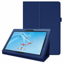 Чехол Deexe Book Type для Lenovo Tab E10 (TB-X104) - Dark Blue: фото 1 из 8