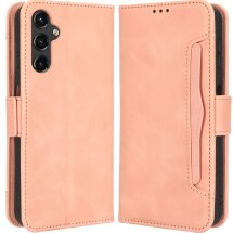 Чохол Deexe Wallet Stand для Samsung Galaxy A14 (А145) - Pink: фото 1 з 8