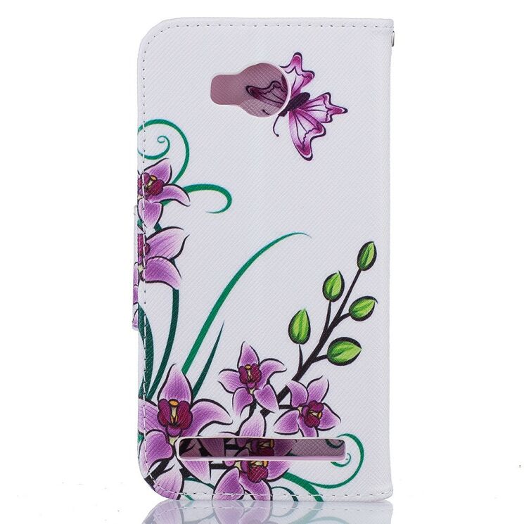 Чохол-книжка UniCase Life Style для Huawei Y3 II - Purple Flowers: фото 3 з 8