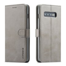 Чохол LC.IMEEKE Wallet Case для Samsung Galaxy S10 Plus (G975) - Grey: фото 1 з 10