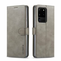 Чехол LC.IMEEKE Wallet Case для Samsung Galaxy S20 Ultra (G988) - Grey: фото 1 из 5