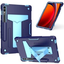 Чехол UniCase Hybrid Stand для Samsung Galaxy Tab S9 Plus / S9 FE Plus (X810/816/610/616) - Navy Blue / Blue: фото 1 из 5