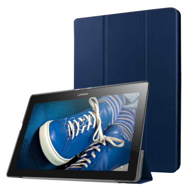 Чохол UniCase Slim для Lenovo Tab 2 X30 - Dark Blue: фото 1 з 7