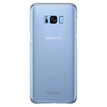 Пластиковий чохол Clear Cover для Samsung Galaxy S8 Plus (G955) EF-QG955CBEGRU - Blue: фото 1 з 5