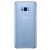 Пластиковий чохол Clear Cover для Samsung Galaxy S8 Plus (G955) EF-QG955CBEGRU - Blue: фото 1 з 5