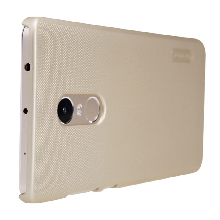 Пластиковый чехол NILLKIN Frosted Shield для Xiaomi Redmi Note 4 - Gold: фото 2 из 15