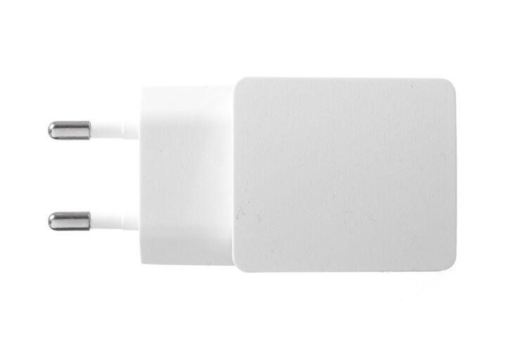 Мережевий зарядний пристрій AMORUS Travell Adapter 2.1А (2 USB)+ кабель Type-C: фото 4 з 12
