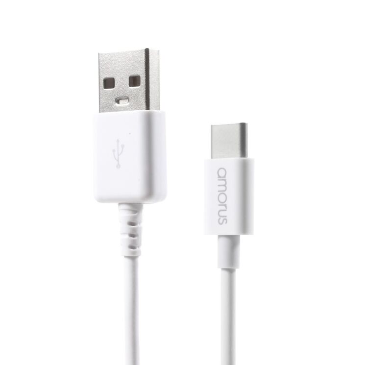 Сетевое зарядное устройство AMORUS Travell Adapter 2.1А (2 USB)+ кабель Type-C: фото 6 из 12