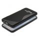 Силиконовая накладка Deexe S Line для Samsung Galaxy A3 (A300) - Black (SA-1667B). Фото 2 из 6