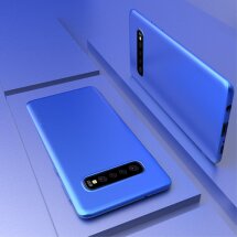 Силиконовый (TPU) чехол X-LEVEL Matte для Samsung Galaxy S10 Plus (G975) - Blue: фото 1 из 7