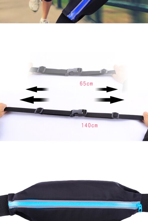 Спортивний чохол на пояс UniCase Sports Belt (Size: L) - Black: фото 3 з 10