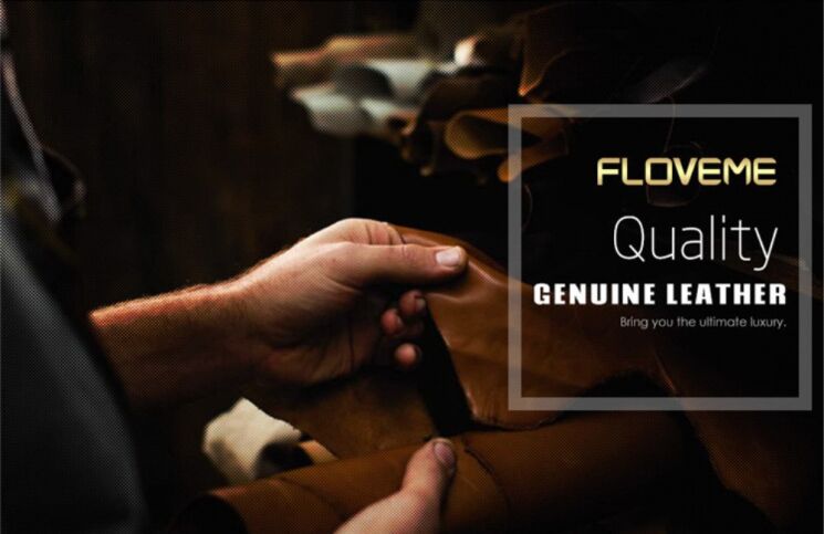 Универсальный чехол FLOVEME Classic Pouch - Brown: фото 7 из 13