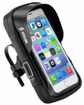 Велосипедный держатель UniHolder Waterproof Bicycle SZ-B17 для смартфонов с шириной корпуса до 80мм - Black: фото 1 из 10