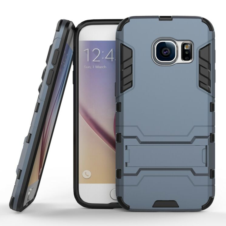 Захисна накладка UniCase Hybrid для Samsung Galaxy S7 (G930) - Dark Blue: фото 2 з 7