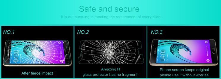 Защитное стекло NILLKIN Amazing H для Samsung Galaxy A7 (2016): фото 10 из 15