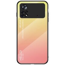 Защитный чехол Deexe Gradient Color для Xiaomi Poco X4 Pro - Yellow / Pink: фото 1 из 6
