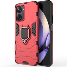 Захисний чохол Deexe Hybrid Case для Realme 10 Pro - Red: фото 1 з 7