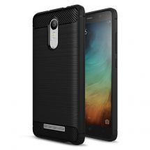 Захисний чохол UniCase Carbon для Xiaomi Redmi Note 3 / Note 3 Pro - Black: фото 1 з 8